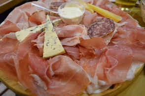Local cured meats and cheeses.