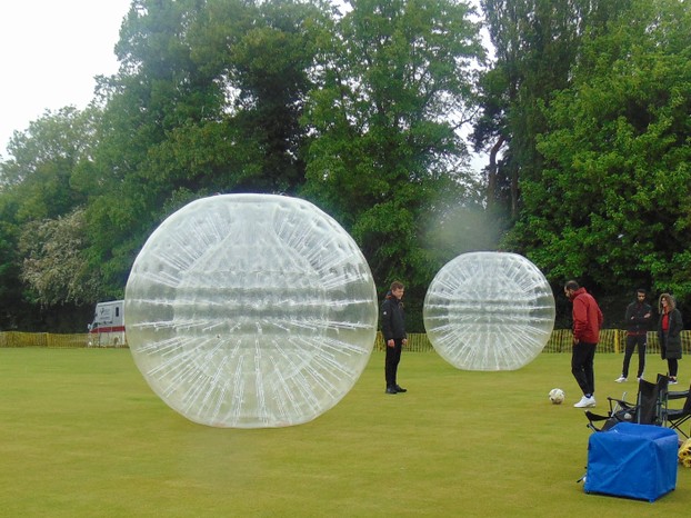 Zorbing Balls but no-one was in them