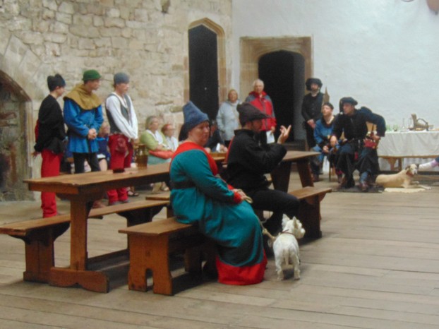 medieval court reenactment