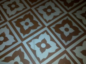 floor tiles on Titanic