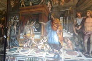 A fresco in the Villa Farnesina