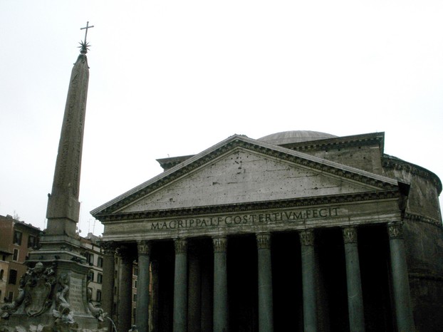 The Pantheon is another important Rome attraction—once a temple and now a church.