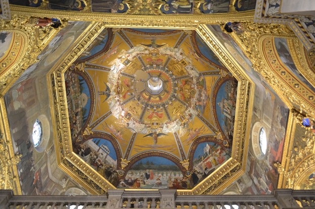 Inside the Basilica della Santa Casa in Loreto