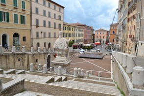 A view of the Piazza del Plebiscito
