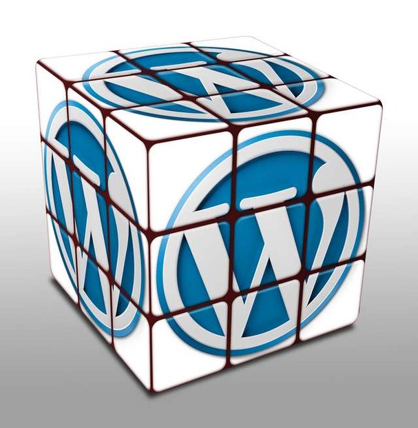 wordpress logo as art