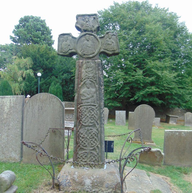 Saxon ( Celtic ) cross in Church Yard