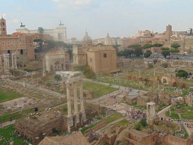 The Forum from up above.