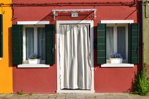 One of the colorful homes of Burano