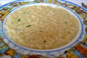 Goby risotto