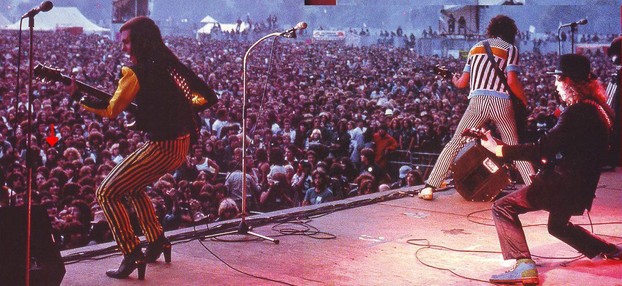 Slade playing the 1980 Reading Rock Festival
