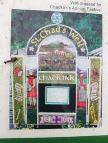 Well dressing at Chadkirk