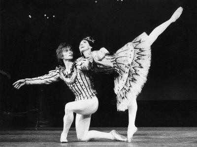 Margot Fonteyn and Rudolf Nureyev in Birthday Offering by the Royal Ballet at Royal Opera House By Anthony Crickmay