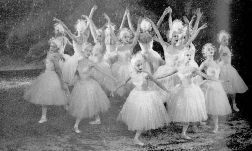 Snowflake Waltz in the White Forest (The Nutcracker Act I, Scene III) performed by The New York City Ballet in 1954.