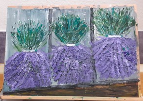 Drying lavender