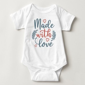 Made with Love Baby Romper