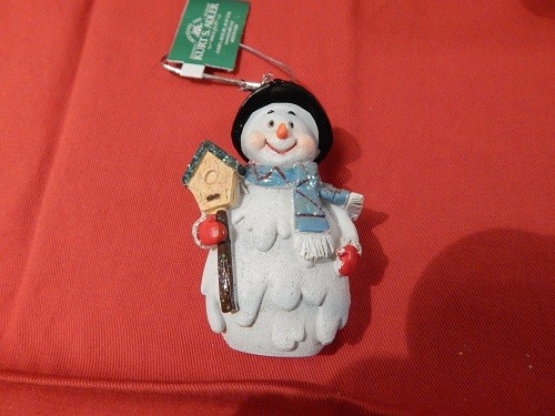 Snowman 2 Christmas Ornament