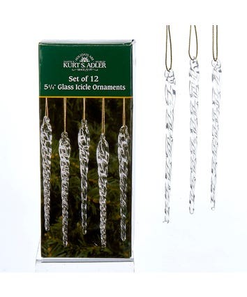 Icicles Christmas Ornament