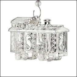 Waterford Crystal 4th Edition Train Caboose Ornament #154334