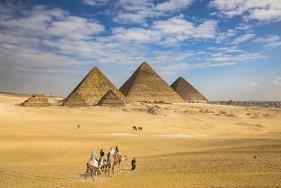 Pyramids of Giza, Giza, Cairo, Egypt by Jon Arnold