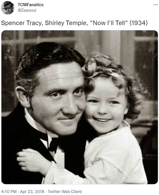 Mary Doran (Shirley Temple), daughter of Murray Golden's (Spencer Tracy) childhood friend, detective Tommy Doran (Henry O'Neill)