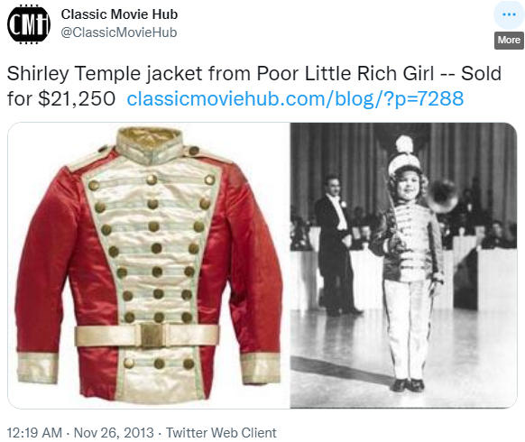 drum majorette jacket designed by Gwen Wakeling, 1950 Academy Award for Cecil B. DeMille's Samson and Delilah costumes