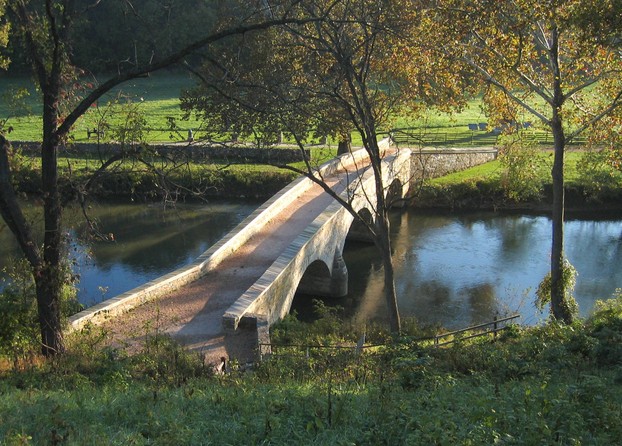 early spring view of Burnside Bridge
