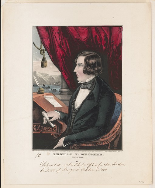 hand-colored lithograph (1848) by Nathaniel Currier, New York