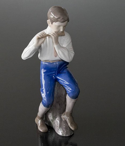 Bing & Grondahl Flute player figurine