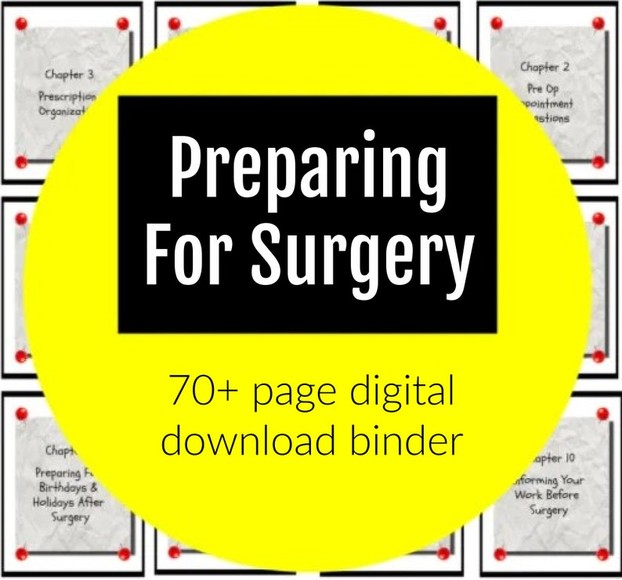 Preparing For Surgery Binder