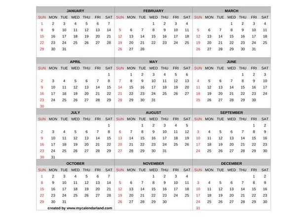 example-for-calendar-table
