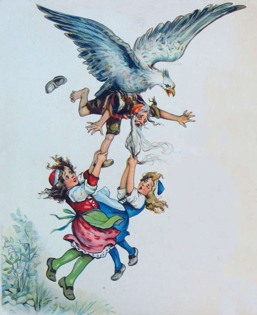 Fighting the eagle by Frances Brundage