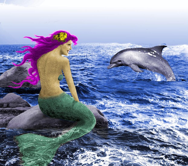 The Mermaid and the Dolphin The Mermaid and the Dolphin