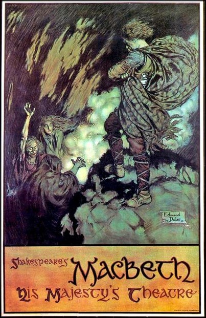 Macbet, poster design by Edmund Dulac