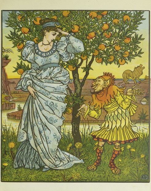 Yellow Dwarf by Walter Crane