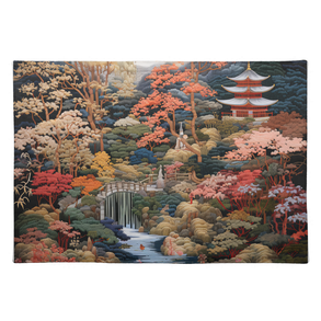 Japanese Waterfall Landscape