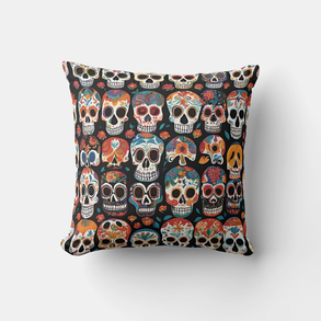 Mexican Folk Art Skulls Design