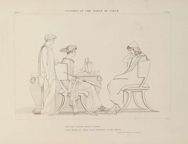 Circe and Ulysses by John Flaxman (1755-1826)