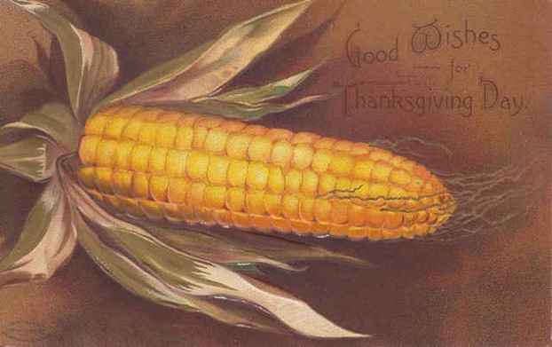 Vintage Thanksgiving card by Ellen Clapsaddle