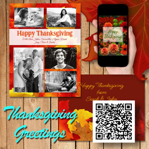 Thanksgiving greeting cards