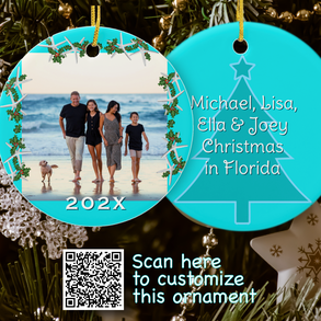 Starfish Photo Frame, Christmas Ornament