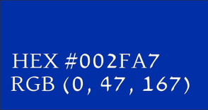 International Klein Blue