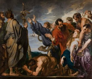 The Brazen Serpent by Anthony van Dyck