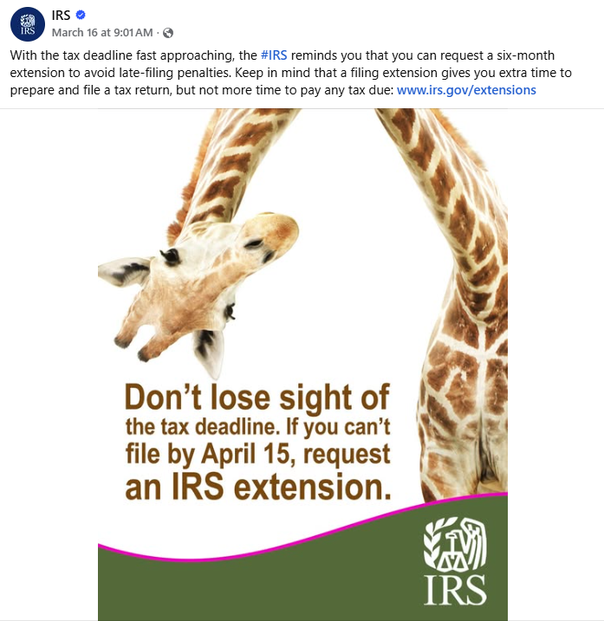 Form 4868 allows a six-month extension beyond Tax Day, April 15, for filing forms 1040 or 1040-SR.