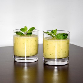 A Version of this Purée with Pineapple and Lime Juice