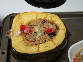 Acorn Squash Stuffed with Quinoa 