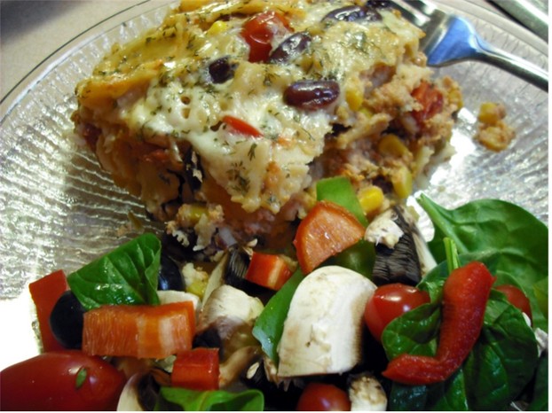 Easy Vegetarian Taco Casserole Recipe