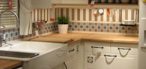 Kitchen renovation idea - tiled backsplash