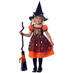 Pretty Pumpkin Witch Costume