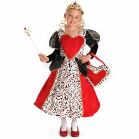 Girls Queen of Hearts Costume