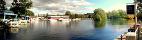 Old Father Thames near Cookham in England. 